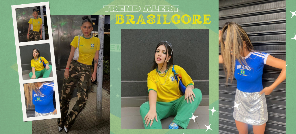 Se joga na tendência: monte um look com a camisa do Brasil! (Fotos: divulgação).