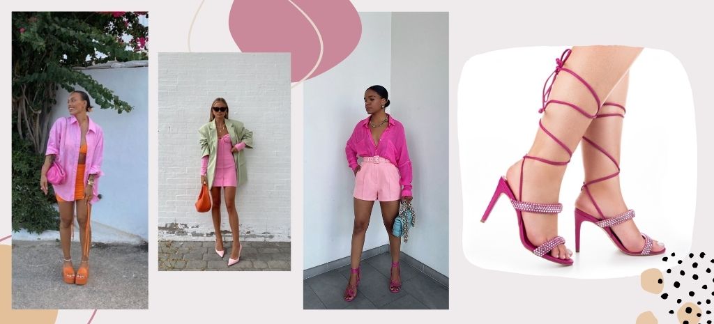 Combinações com rosa seguem sendo uma forte tendência para o verão! (Fotos: divulgação).