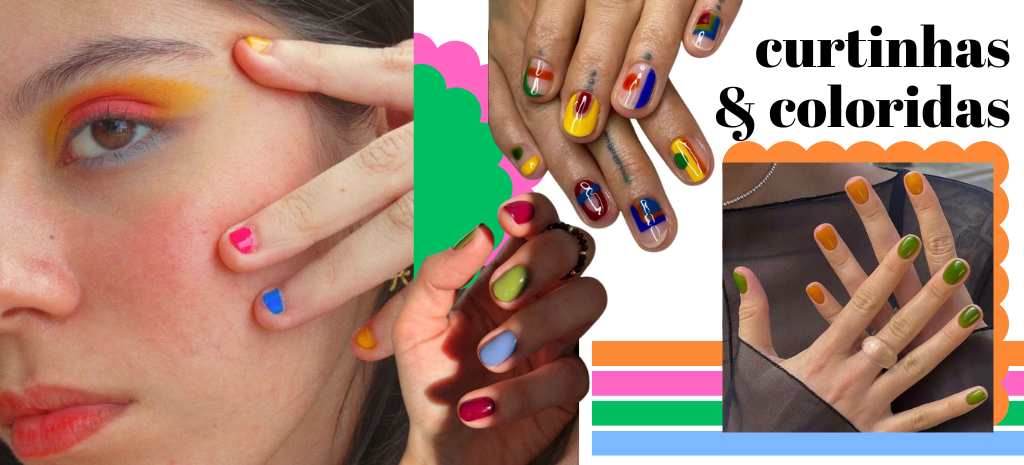 Super autênticas: as unhas curtinhas e coloridas vão ganhar seu coração. (Foto: divulgação)