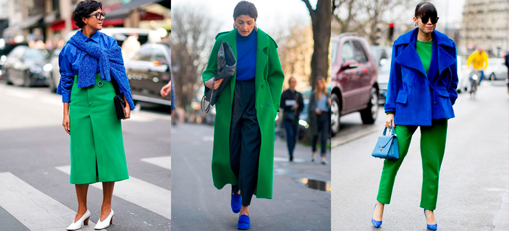 Mistura de cores fortes!