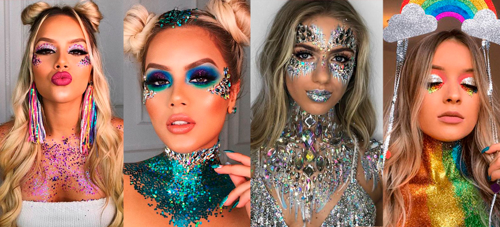 Make de carnaval de glitter Make de carnaval de glitter