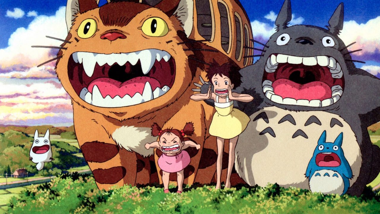 cena do filme meu amigo totoro