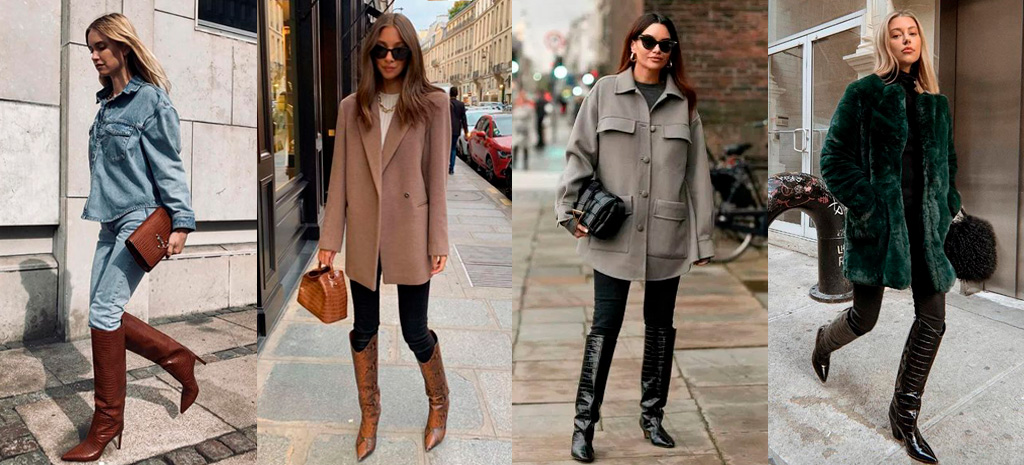 3 formas de usar bota cano alto