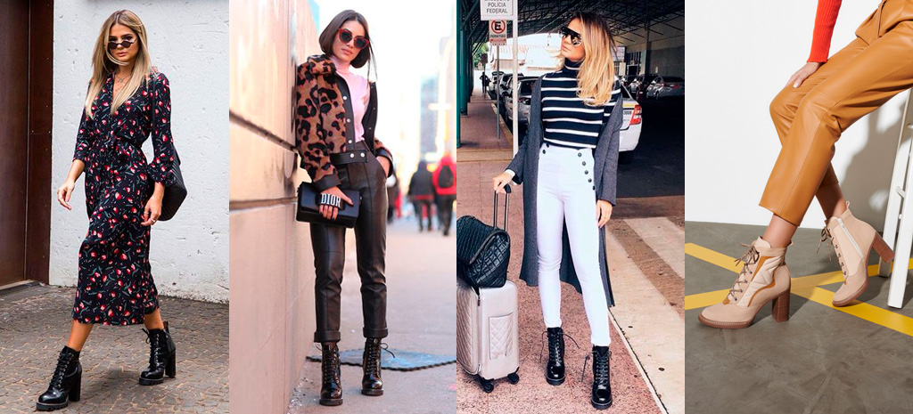 looks com coturno de salto