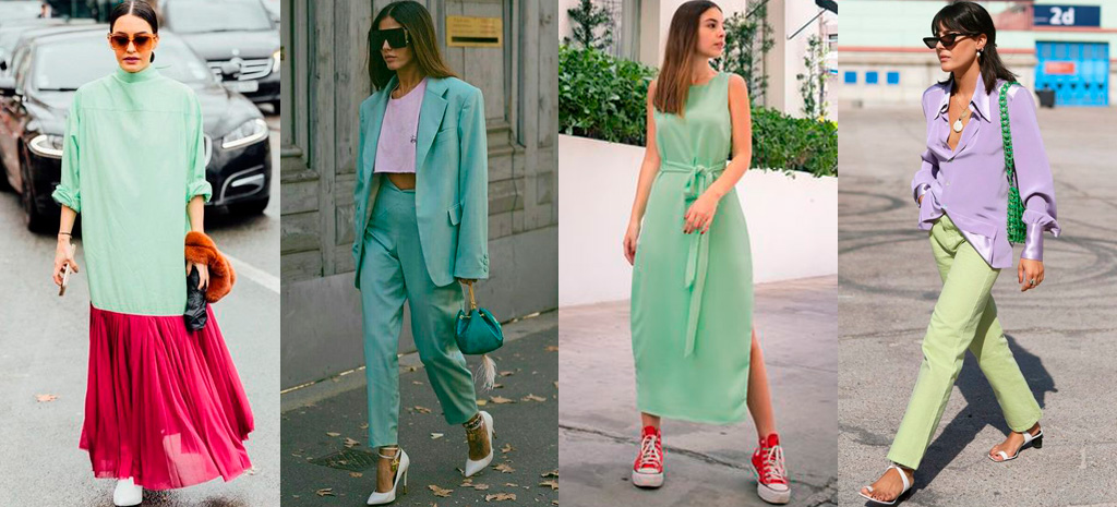 looks com verde pastel ou menta