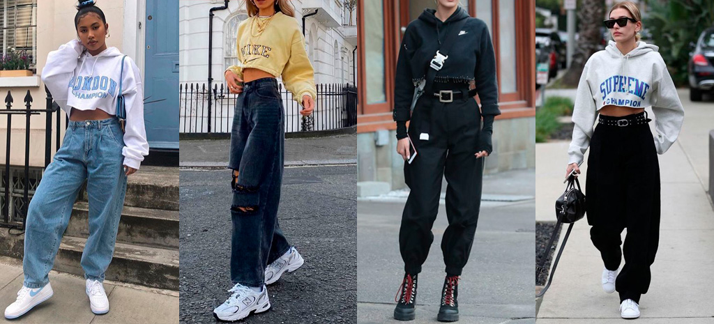 look moletom cropped