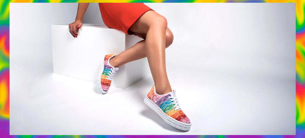 Todas as cores do arco-íris!