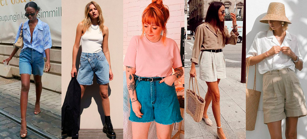 Looks com bermuda tendência