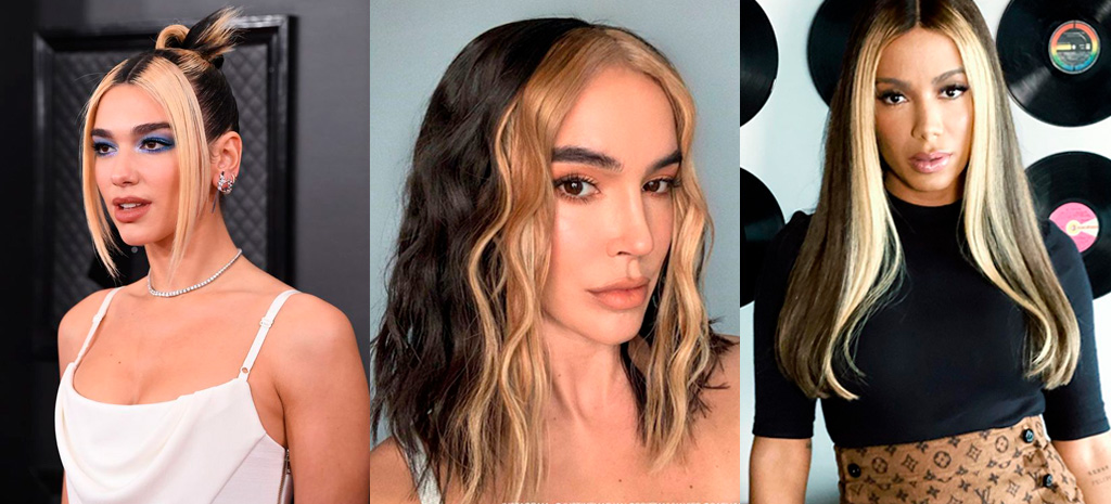 Anos 2000 mechas contrastantes