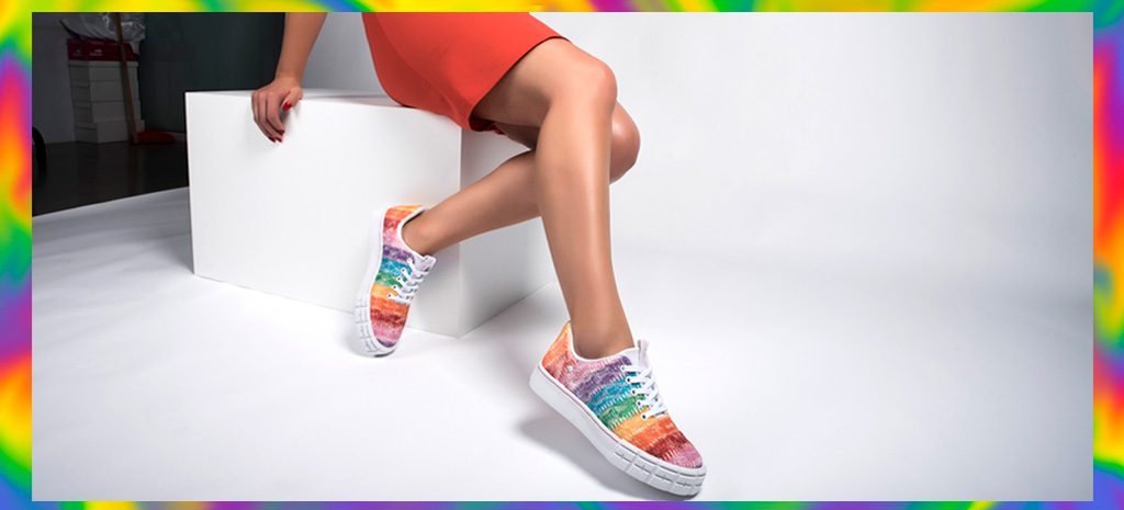 Todas as cores do arco-íris!