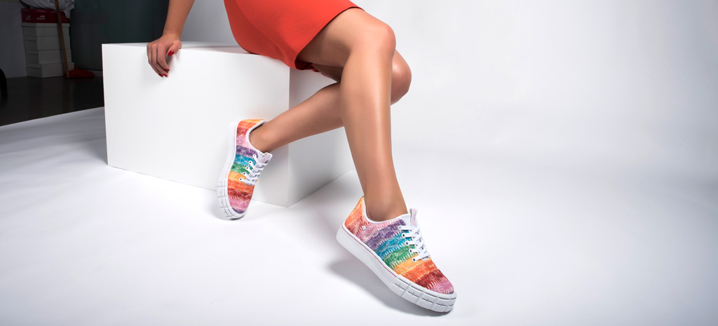 Todas as cores do arco-íris!