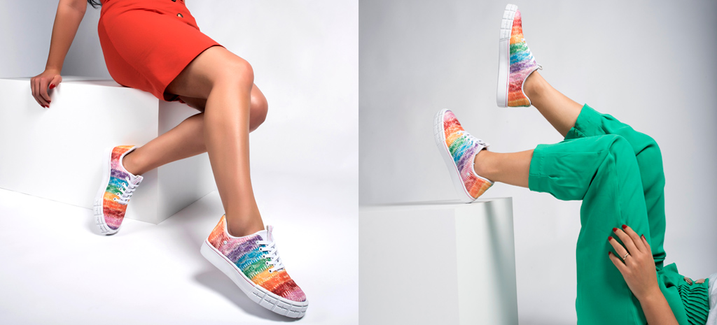 Todas as cores do arco-íris!