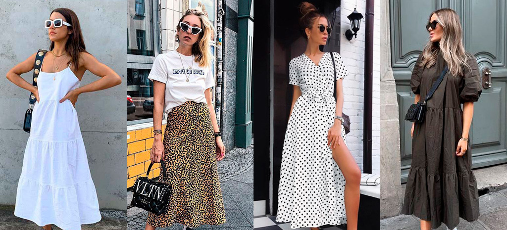 look comprimento midi com babouche