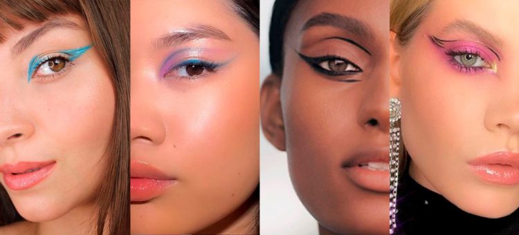 selfie com olhos em destaque