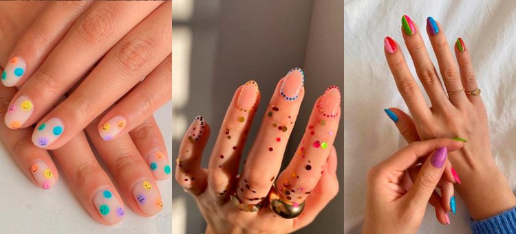 selfie com nail arts