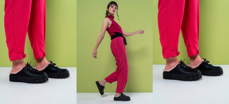 Babouche Tanara Pelo Preto (T4841-00006)