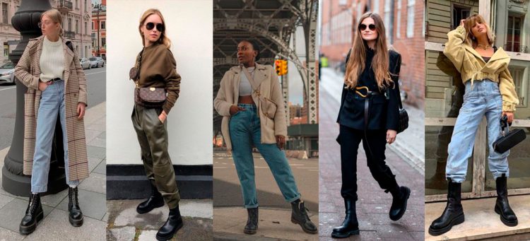 Looks com calça soltinha e bota