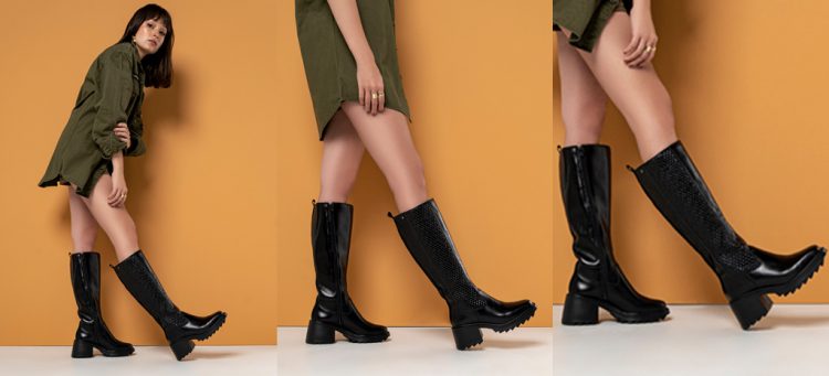 Bota de cano longo Tanara coleção inverno 2021