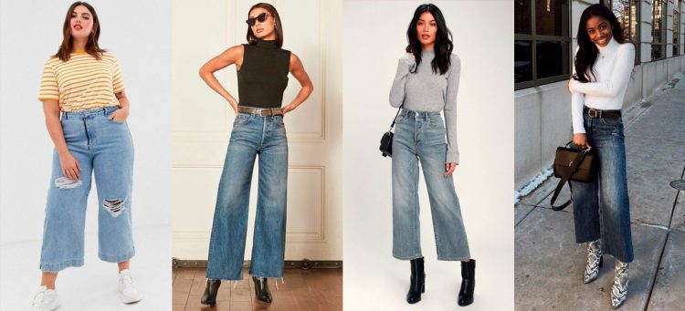 Looks com calça wide leg cropped