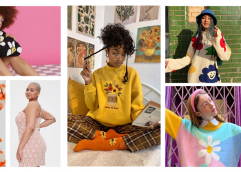 Looks com destaque em flores coloridas e alegres