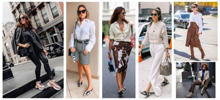 Calçados em Animal Print no Street Style para dia das mães