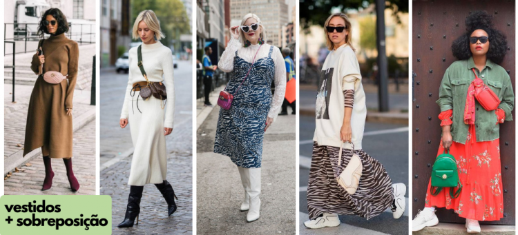 Looks com sobreposições para incrementar o look