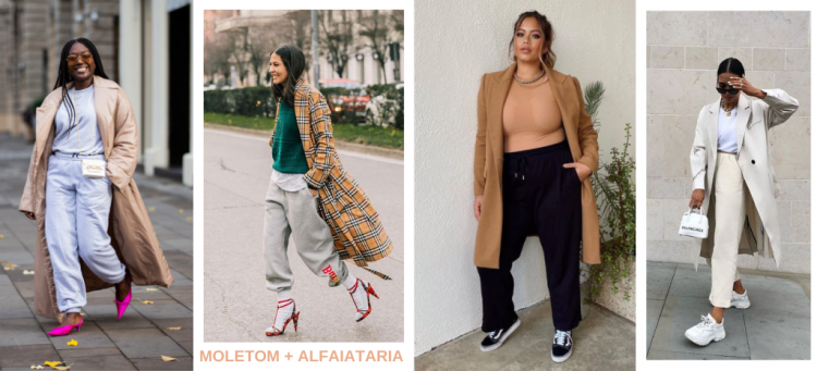 Looks de alfaiataria com moletom no estilo ath-flow