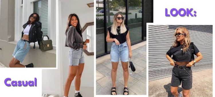 Looks casuais, confortáveis e estilosos com bermuda jeans