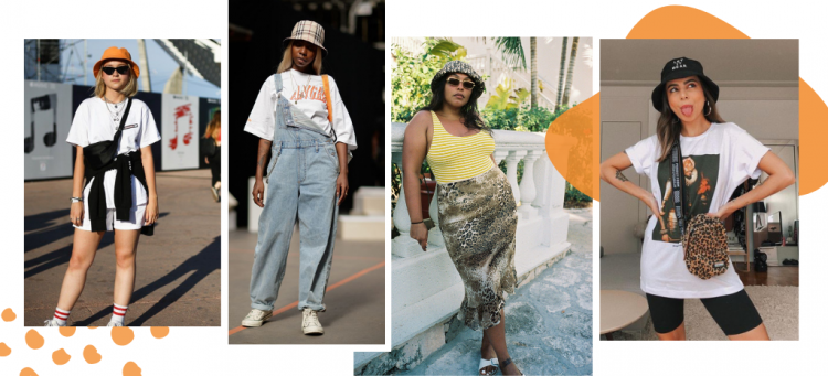 Bucket hat é num acessório super fácil de usar