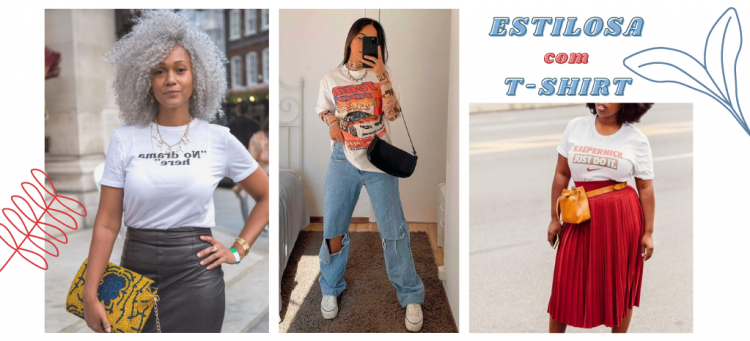 Looks descomplicados com t-shirt