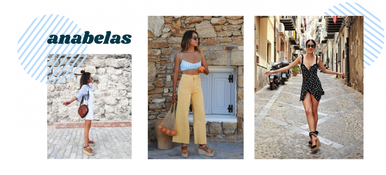 Sandália anabela em visuais despojados