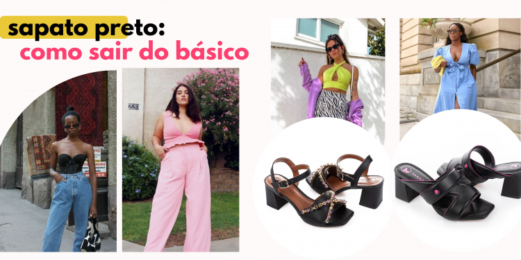 Aprenda novas formas de usar sapatos pretos!