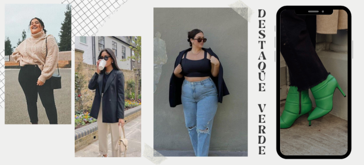 A bota verde Tanara vai ser destaque em seu look!