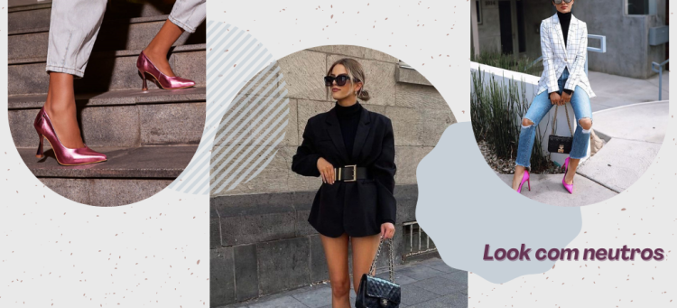 Scarpin rosa metalizado: união de tendências! (Fotos: divulgação)