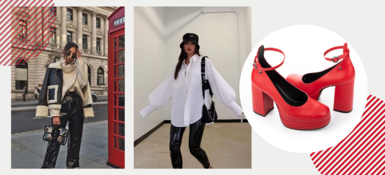 A cor vermelha dá personalidade ao look. (Fotos: divulgação).