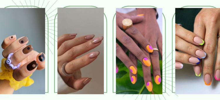 Unhas minimalistas com toque moderno. (Fotos: divulgação).