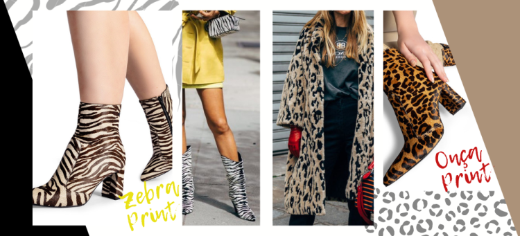 Como usar bota animal print (Fotos: divulgação).