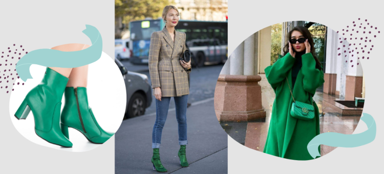 A bota de cano curto na cor verde é uma super tendência. (Fotos: divulgação).