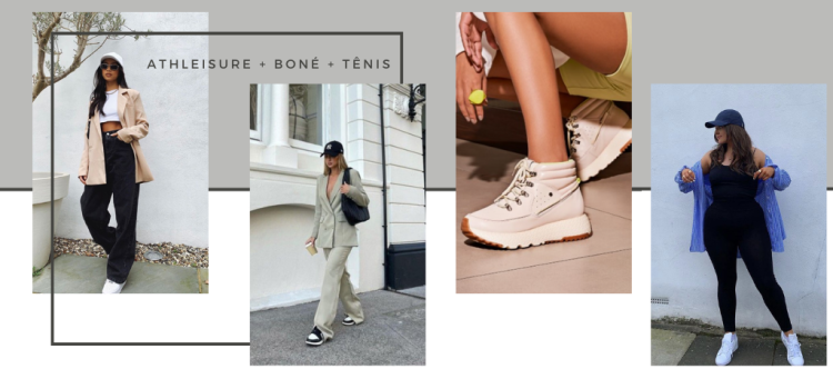 O tênis botinha combina perfeitamente com a proposta. (Fotos: divulgação).