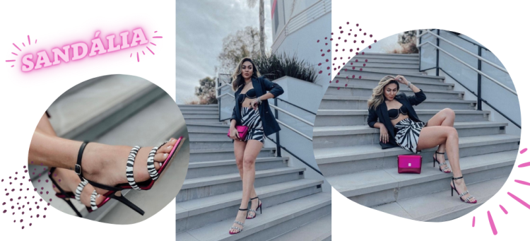 Nossa influencer Lulis Dutra arrasando com a sandália Tanara.