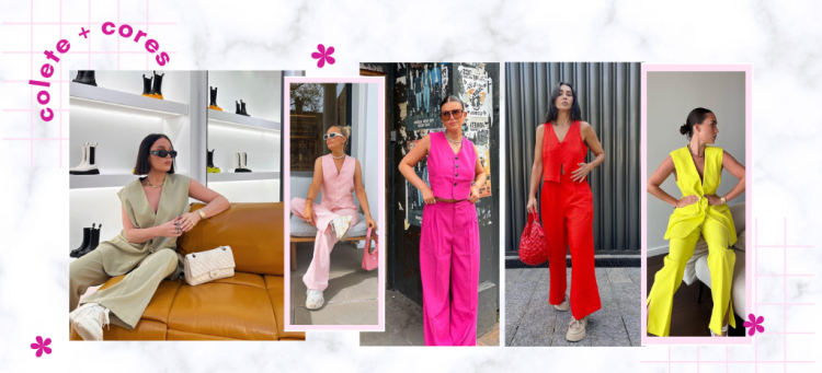 Forme um conjunto de alfaiataria com o colete tendência! (Fotos: divulgação).