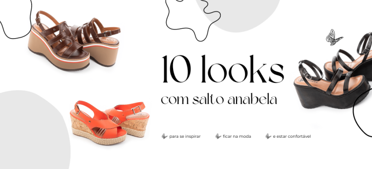 A sandália Anabela Tanara oferece conforto e muito estilo!