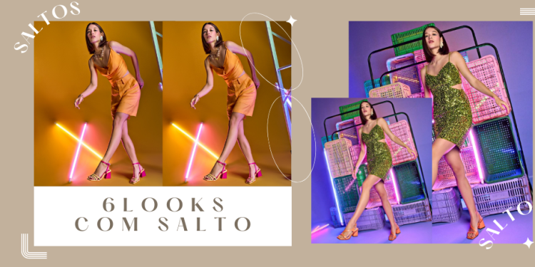 Aprenda a renovar os looks com salto. (Fotos: Reprodução)