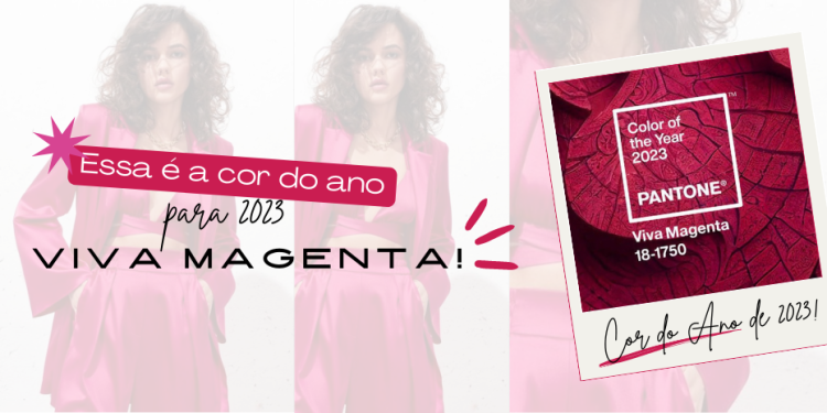 Viva Magenta é a cor do ano de 2023 anunciada pela Pantone. (Foto: divulgação).