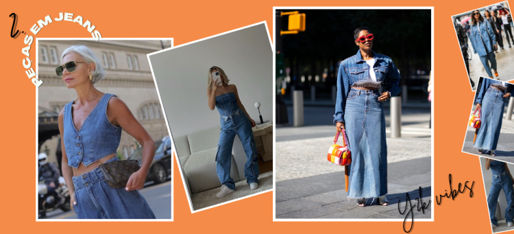 Peças em jeans são essenciais: escolha o que mais combina com você! (Fotos: divulgação).