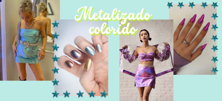 Metalizado é trend em 2023. (Fotos: divulgação).