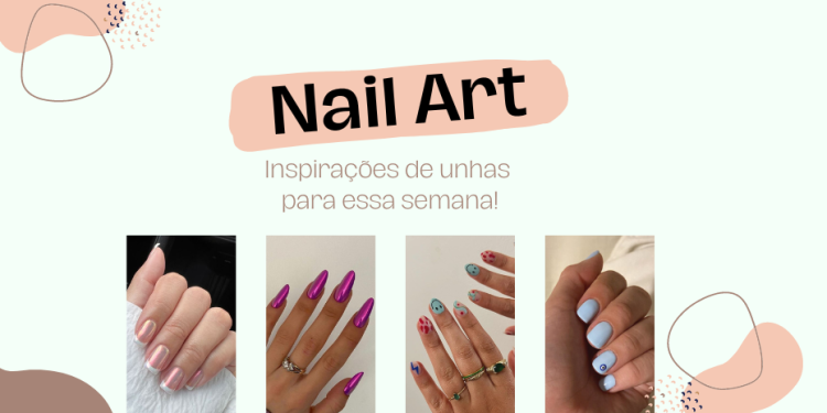 Inspirações de unhas para semana. (Foto: divulgação).