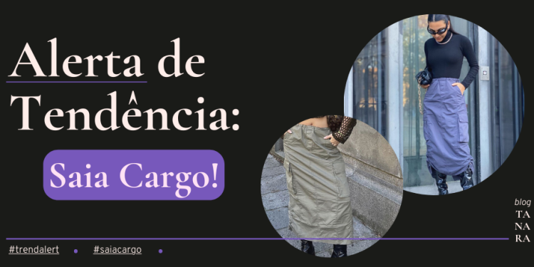 Diretamente dos anos 2000, a saia cargo está de volta! (Foto: divulgação).