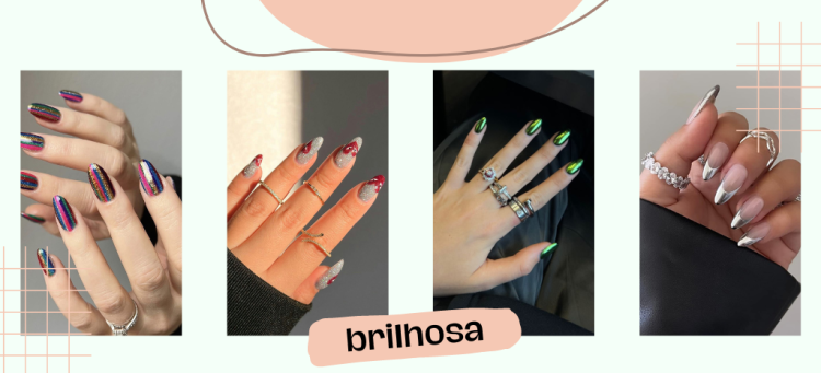 Unhas brilhosas e fashionistas (Fotos: divulgação).