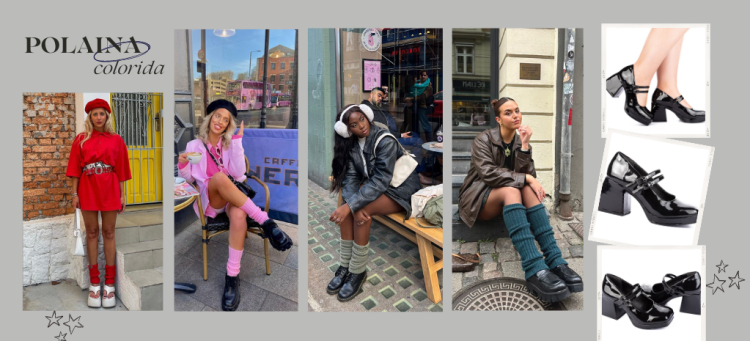 Inclua um toque de cor no visual através da polaina colorida. (Fotos: divulgação).